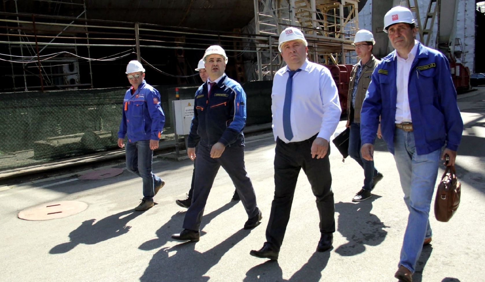 Глава Объединённой судостроительной корпорации Алексей Рахманов посетил завод